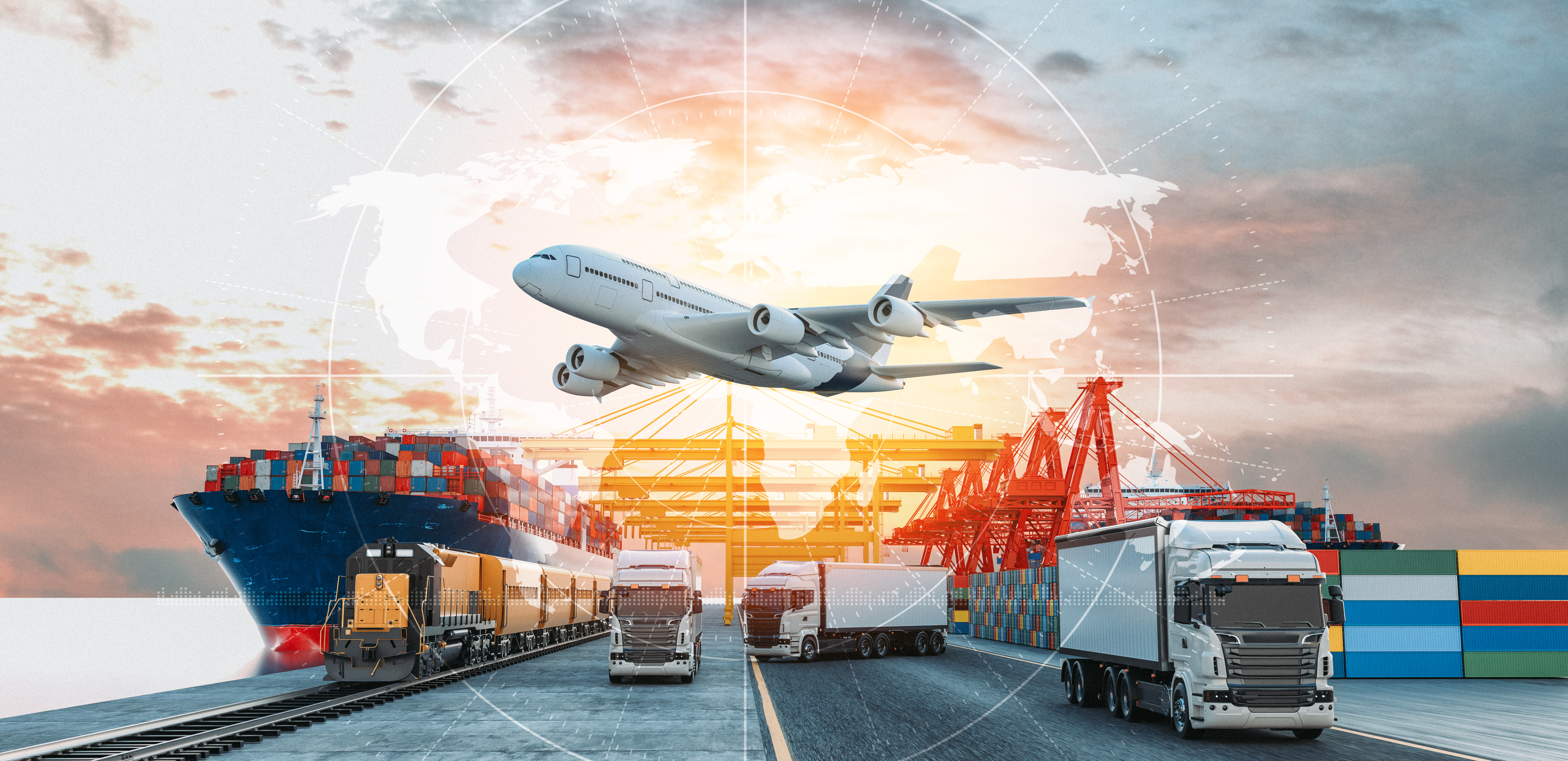 Logistics background